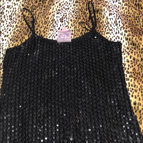 Romeo & Juliet couture black beaded sequin top revolve - Picture 3 of 4